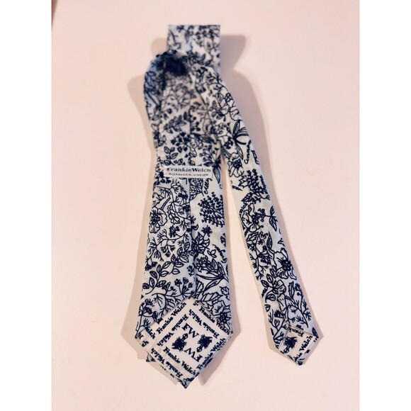 RARE Vintage Frankie Welch Men’s Spice Garden Tie Botanical Herb Print Necktie - Picture 4 of 6